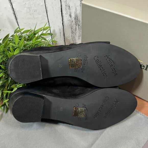 Antelope Lalana Suede Toe Post Heeled Sandals Size 40 - Picture 9 of 10